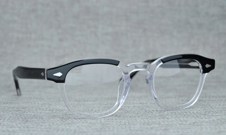 Lemtosh Lesebrille für Herren und Damen, Luxusmarke, Vintage-Acetatrahmen, Johnny Depp Presbyopie-Brille, Dioptrien +1,0 +2,0 +4,0 – Detail 9