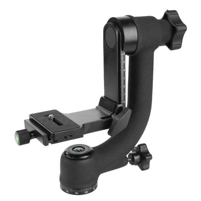 

Fhx-54bd 360 Degree Panoramic Gimbal Tripod Ball Head 1/4 Inch Screw With Quick Release Plate Accessories