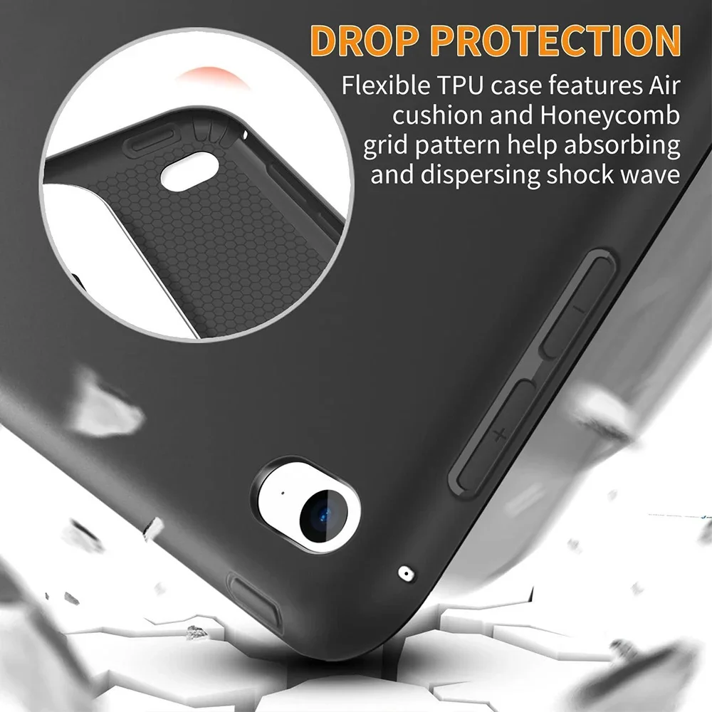 For iPad Air 5th Generation Case 2022/ ipad air case 4th Generation 2020 10.9 Inch Ultra Lightweight Auto Sleep/Wake Funda Capa