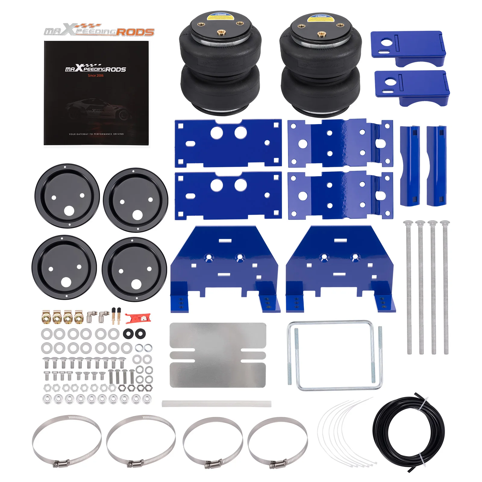 

Rear Air Helper Spring Bag Leveling Kit For Ford F-350 Super Duty 7.3L 2020-2022