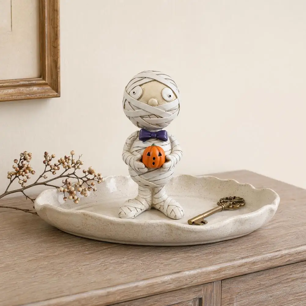 Halloween Mummy Bear Mold Pumpkin Bear Soy Wax Candle Mold Resin Plaster Mould For Haunted House Prop Decor Gift