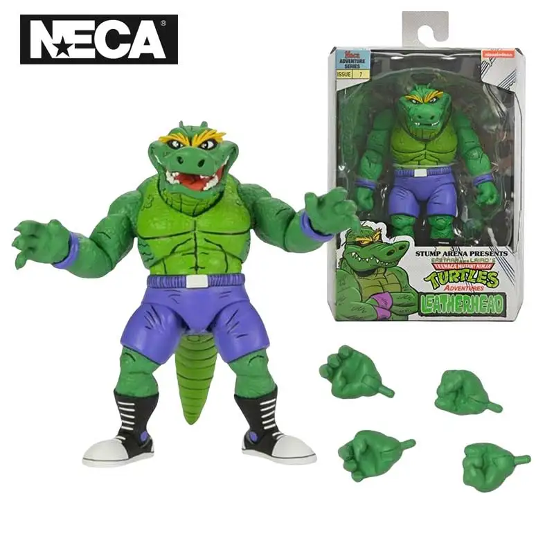 Neca 54465 juguetes Tortugas Ninja mutantes adolescentes (Archie Comics) figura de acción tocón lucha cabeza de cuero 18 cm muñeca Original regalo