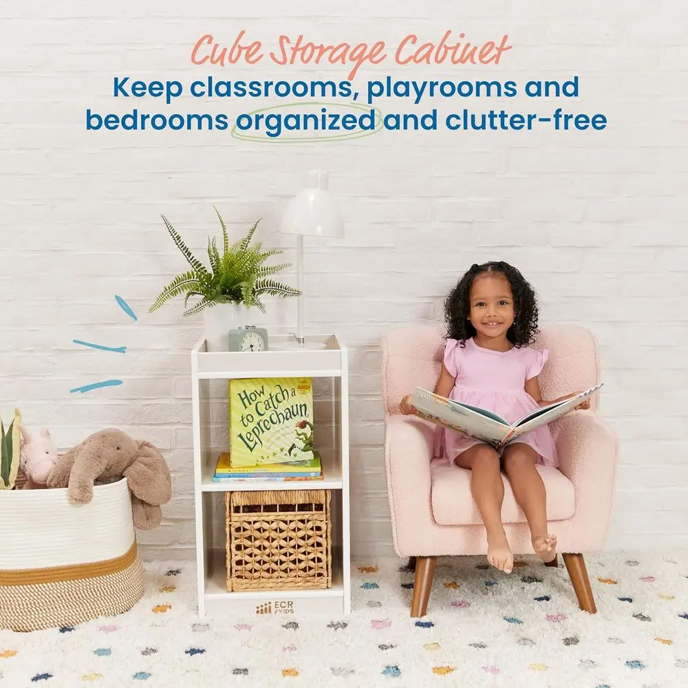 خزانة عرض عمودية بطبقتين، لمسة نهائية مغسولة باللون الأبيض #4