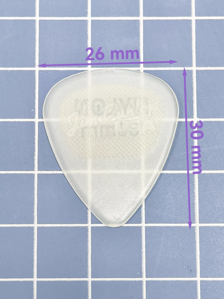 Dunlop Nylon Glow Standard Guitar Picks 446R 0.53/0.67/0.80/0.94/1.07/1.14 mm Glow-In-The-Dark Warm Flexible Pick