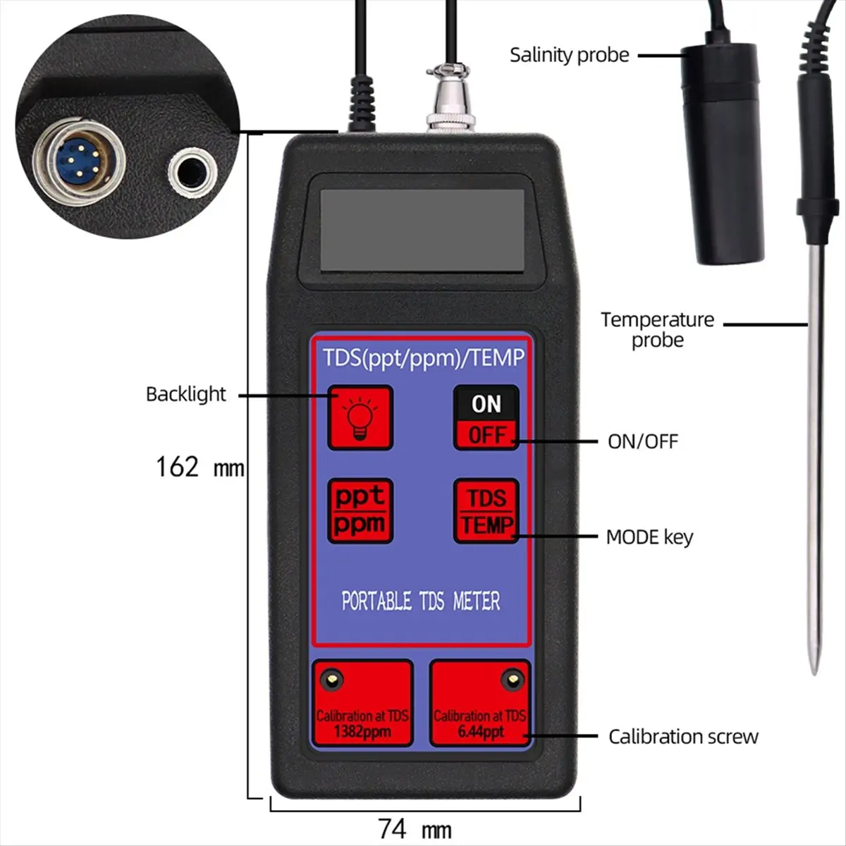 

【SHOP-NOW】LCD Digital TDS Meter High Precision Water Quality Tester TDS Temperature Detector Waterproof Water Analyzer