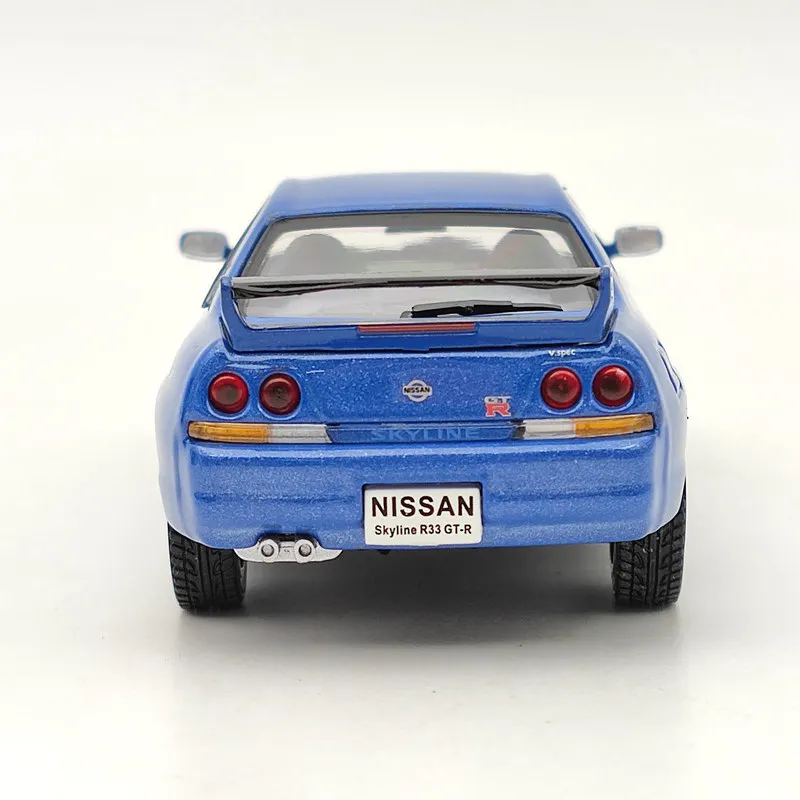 Norev 1/43 For N~~san SKYLINE R33 GT-R 1995 blue Metallic Diecast Models Car Limited