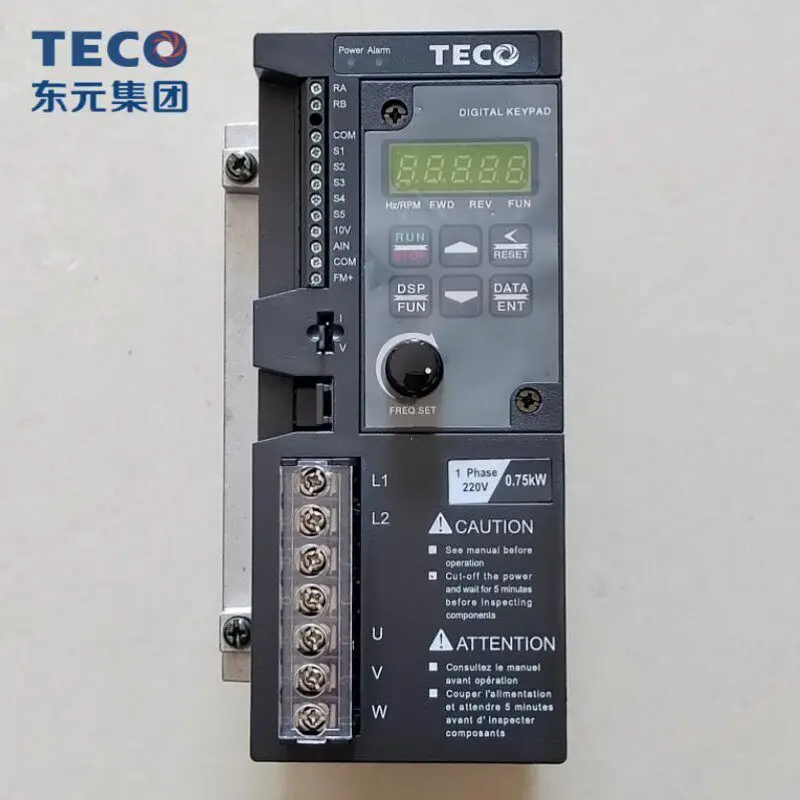 TECO Dongyuan inverter S310 + -401-H1BCD three-phase 380V speed regulation 402 2P5-H1D single-phase 220V