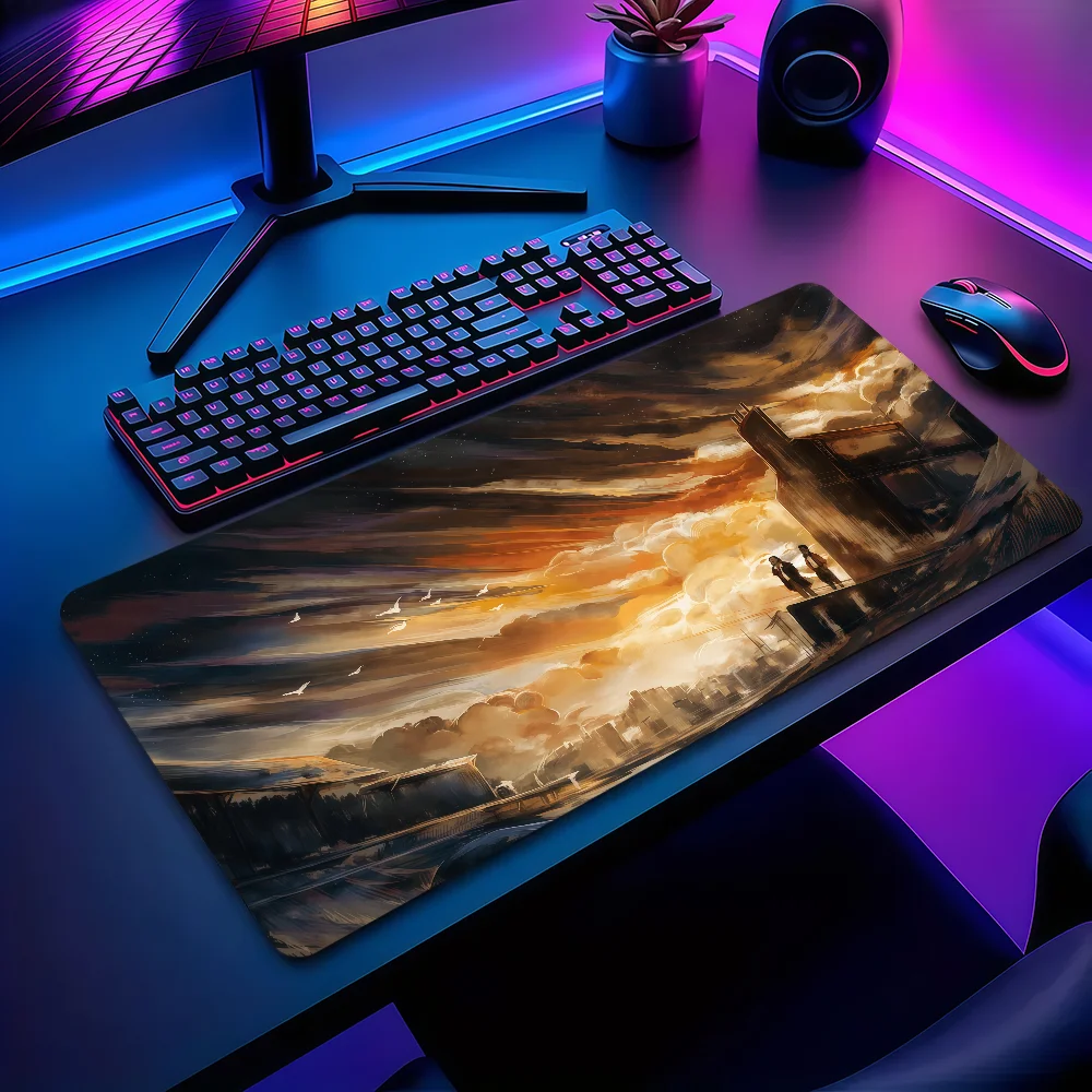 D-Disco E-Elysium Game Mouse Pad Non-slip Thickened MousePad Large Writing Lockedge Office Student Gaming Cushion
