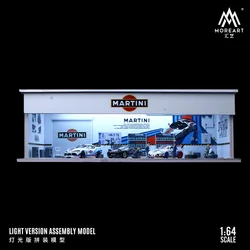 TimeMicro&MoreArt 1:64 Martini theme painting new repair workshop lighting version assembly scene - can be superimposed can be s