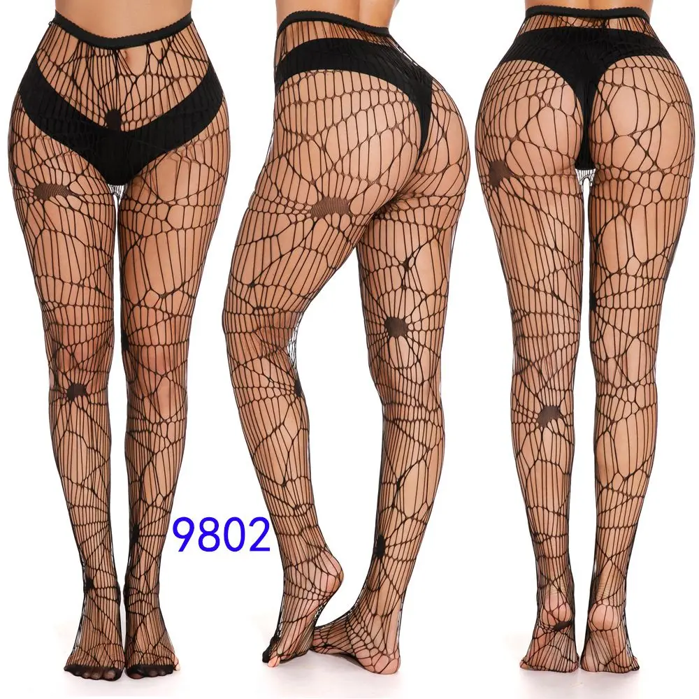 Classic Tights Lolita Hollowed Out Lace Mesh Bottomed Pantyhose Women Socks Japanese Girls Gothic Punk Retro Stockings 6154-6192