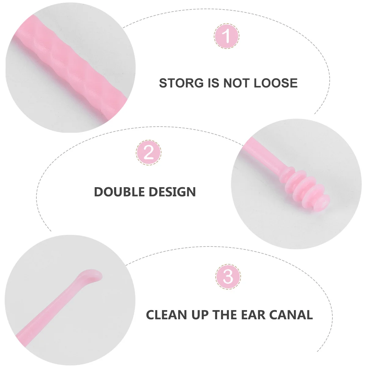 30 قطعة من منتقي شمع الأذن من البلاستيك الفاخر للاستعمال مرة واحدة، ملعقة منظف الأذن المحمولة لصالونات التجميل المنزلية للرجال والنساء من البلاستيك