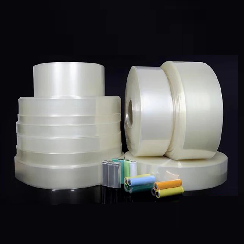 투명 PVC 열수축 튜브 18650 리튬 배터리 팩 절연 보호 포장 필름 21700 배터리 수축 필름