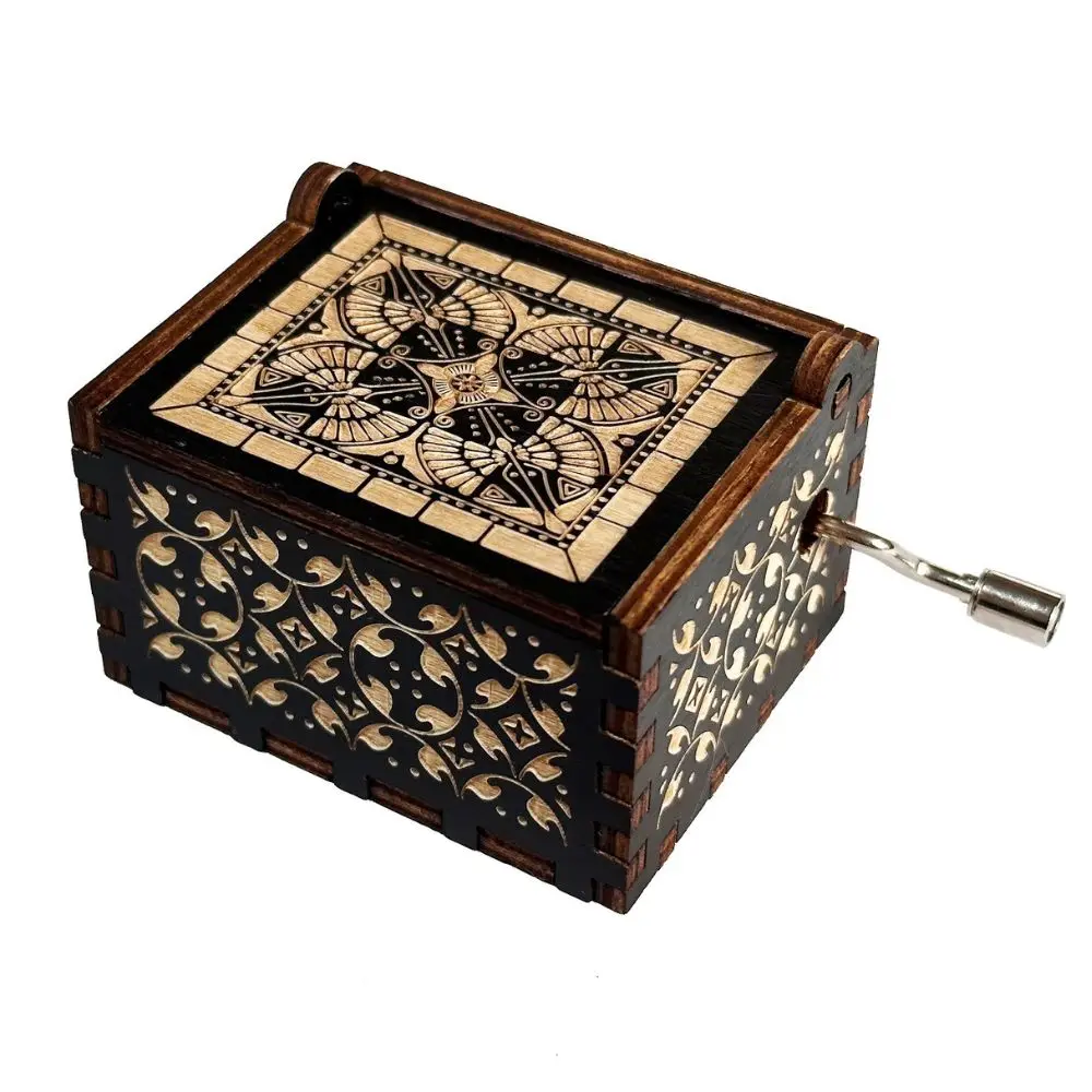 صندوق الموسيقى لموضوع هدية عيد ميلاد ، 21 صناديق الموسيقى ، الوردي ، الأبيض ، الأزرق ، الأسود ، الخشب ، أنت بلدي أشعة الشمس العراب #6