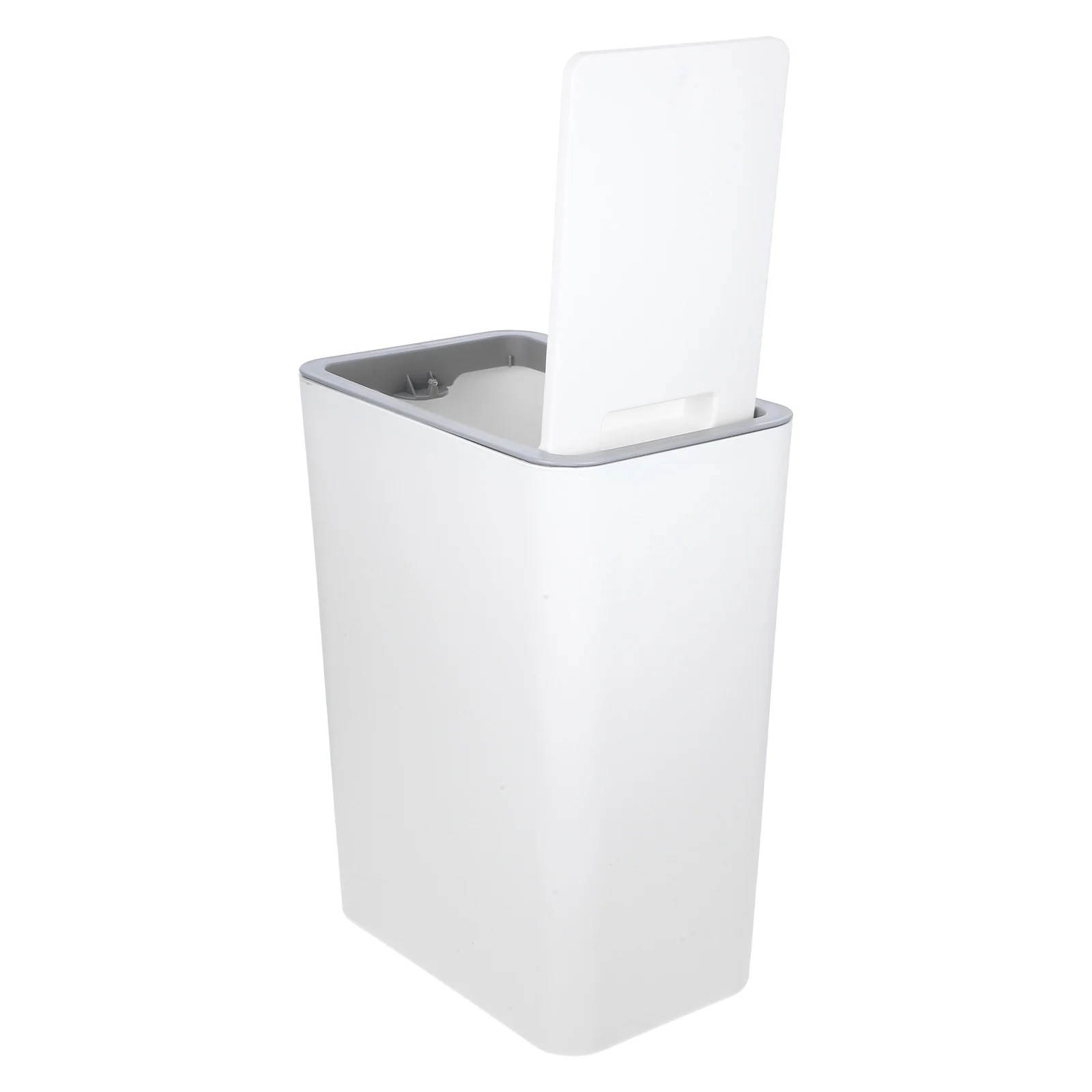 

Trash Can Compact Plastic Garbage Bin For Bathroom Bedroom Kitchen Office Small Waste Basket Household Rubbish Container