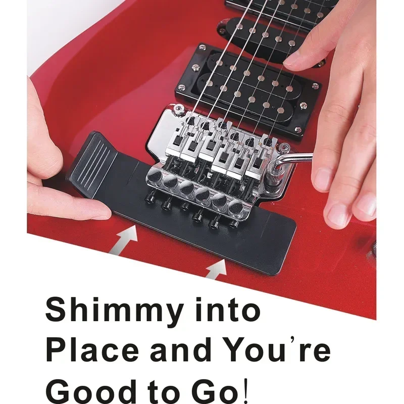 1PC Shredneck TremBlock Elektrische Gitarre Höhen Brücke Platte Spacer Elektrische Gitarre Brücke Ersatz Werkzeug