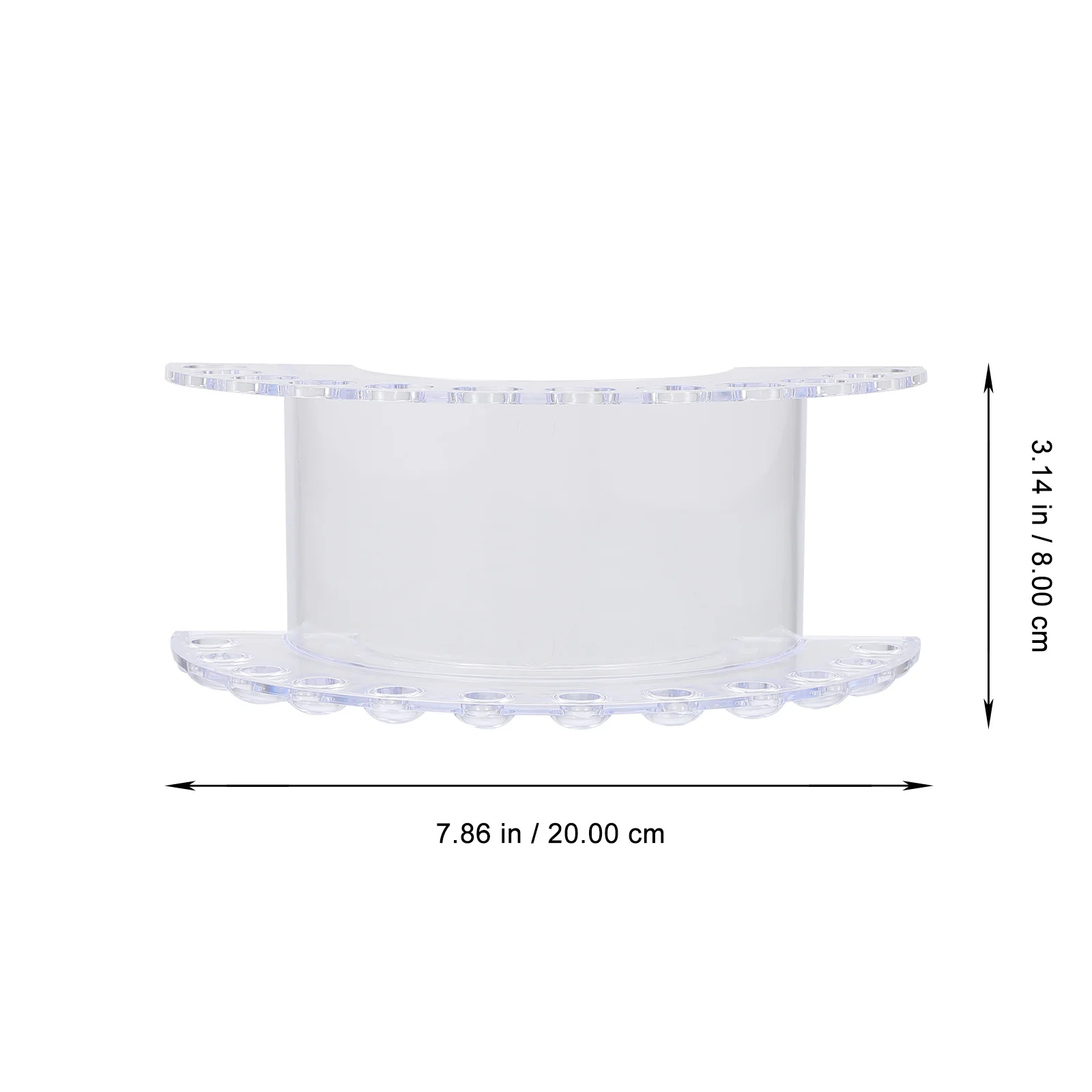 Transparenter Make-up-Pinselhalter, 3-stufiger Organizer für Augenbrauenstift, Eyeliner, Werkzeuge, Aufbewahrungsregal, Desktop-Waschtisch, Badezimmer