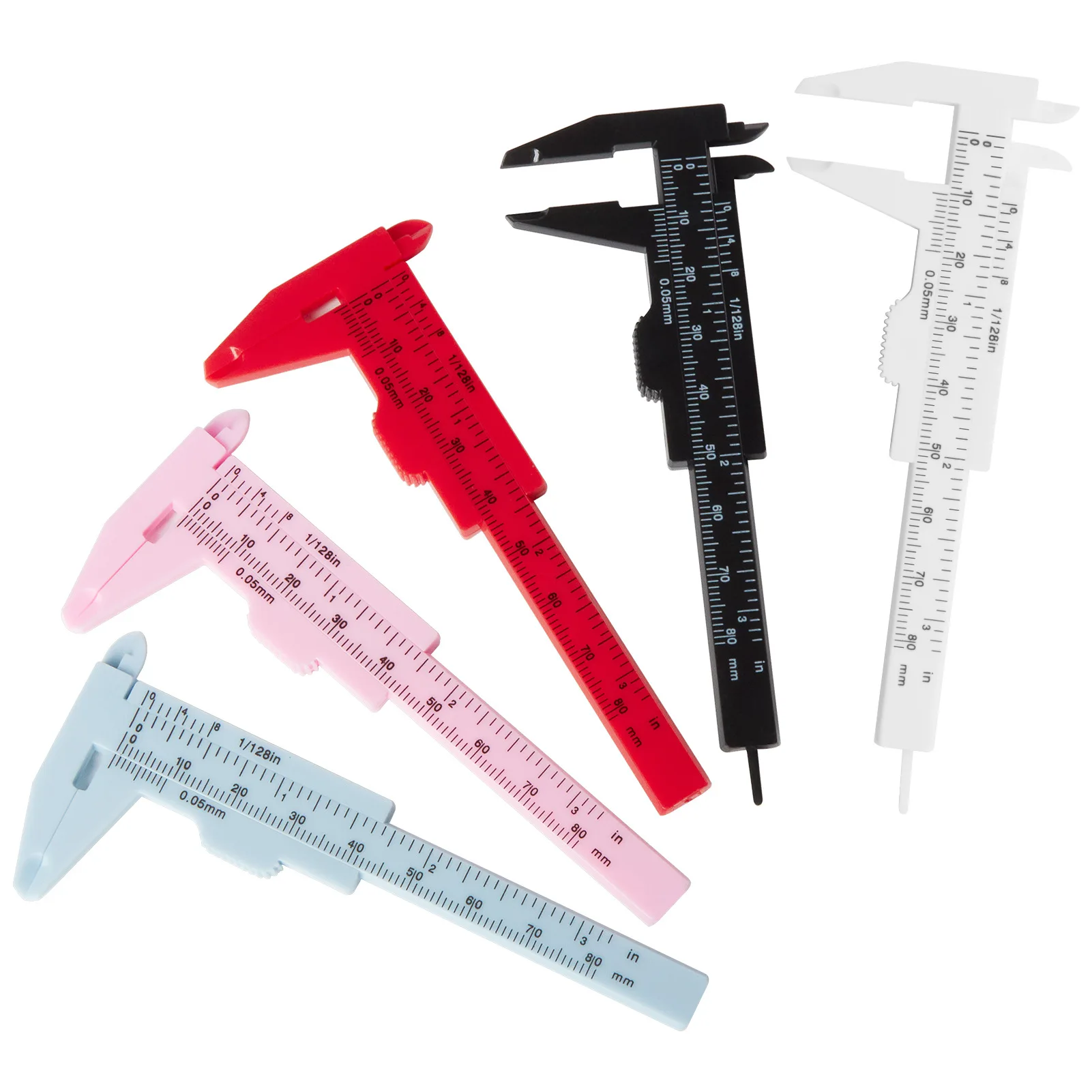 Eyebrow Positioning Ruler Tattoo Ruler Draw Eyebrow Measurement Eyebrow Ruler Plastic Vernier Caliper 80mm