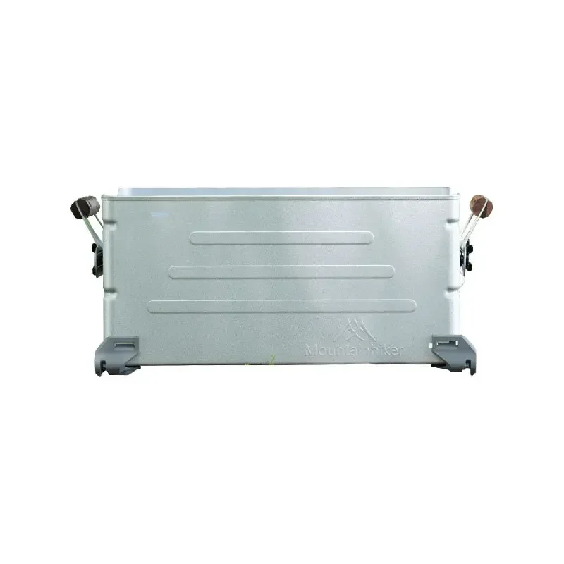 Outdoor camping can be stacked multi-functional storage storage box trunk storage box galvanized sheet open