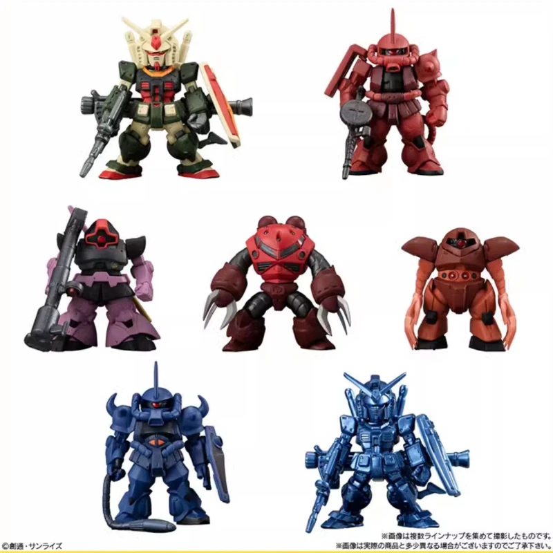 Bandai Genuine GUNDAM CONVERGE FW Movie Visual Selection Zaku Z'Gok Dom Collectible Ornaments For Kids Gift Anime Figure Model