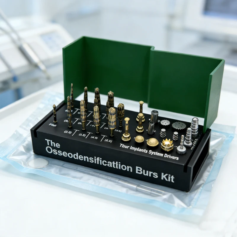 

29Pcs Dental Implant Kit Alveolotomy System Osseodensification Burs Bone Expansion Kit Drivers Drills