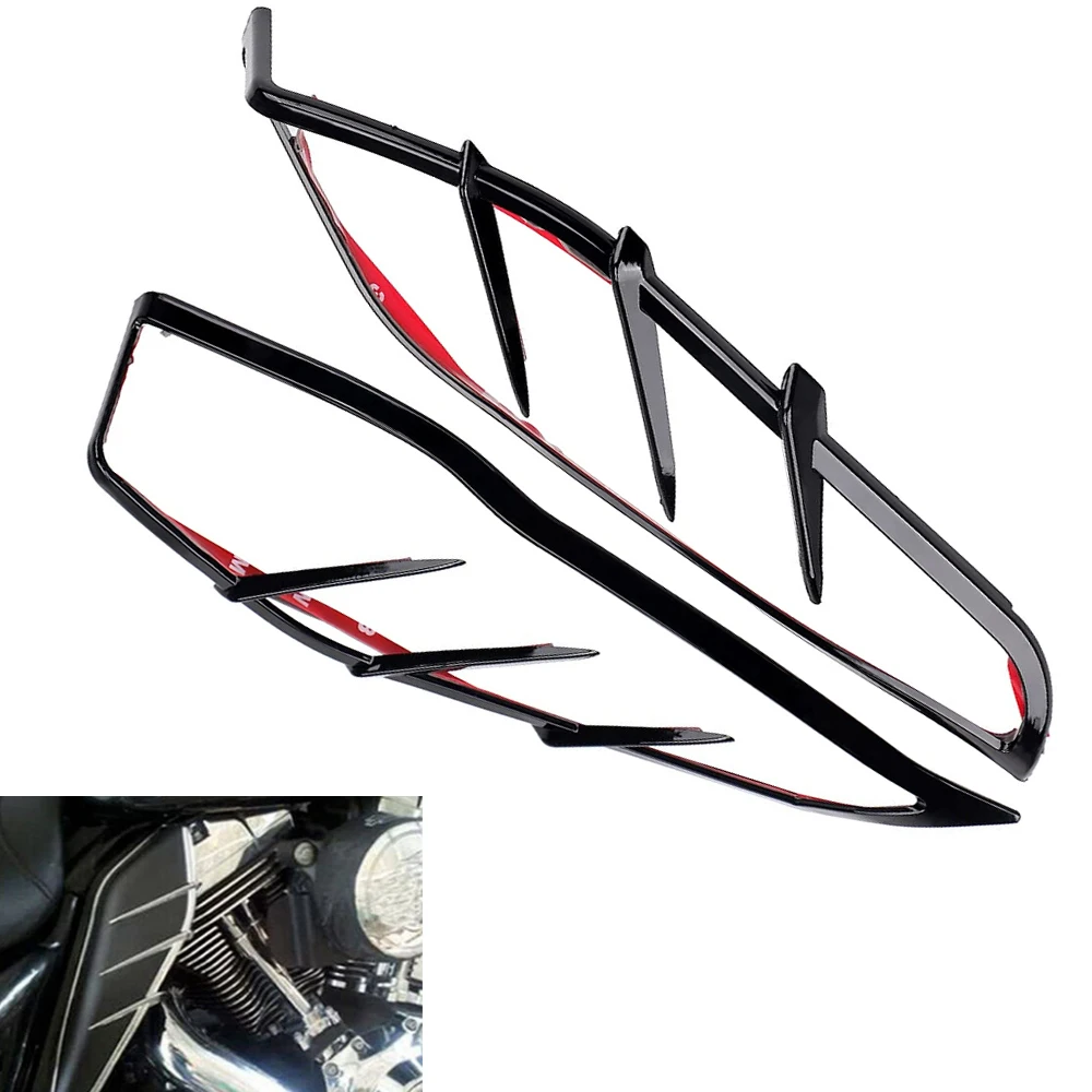 

For Harley Touring and Trike Models with Original Equipment Mid-Frame Air Deflectors 2009-2016 Mid-Frame Air Deflectors Trims