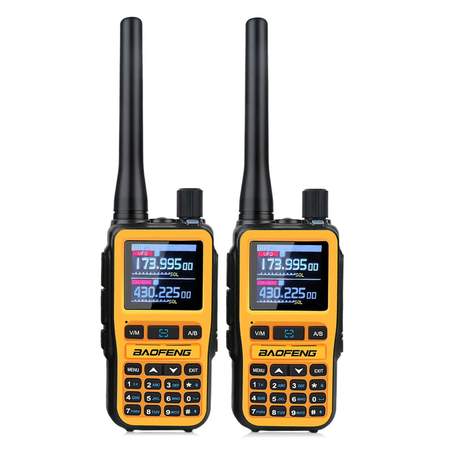 2 個/パック Baofeng トランシーバー UV-5RMINI VHF UHF デュアル