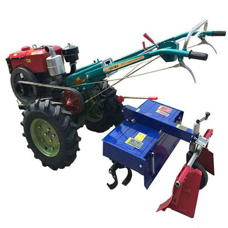 

SYNBON Multi Functional Walking Tractor Diesel Mini Farming Power Tiller