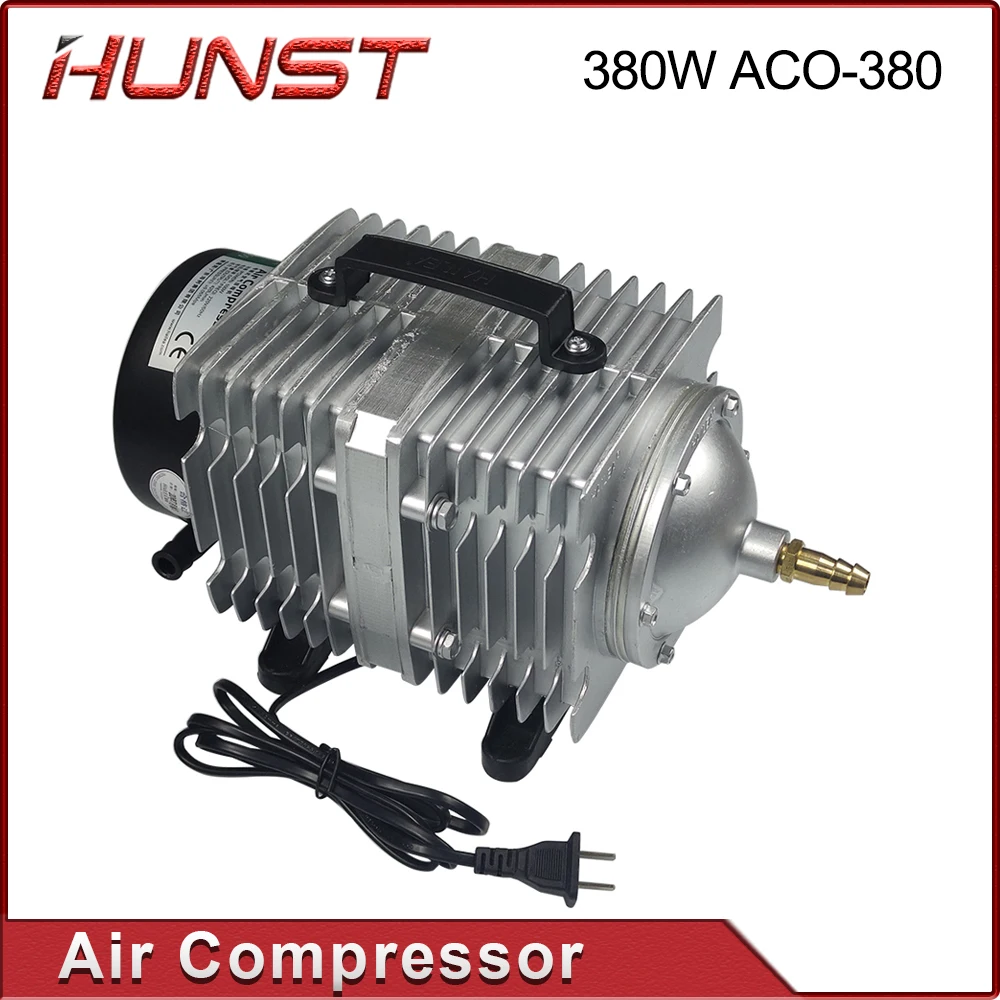 

Hunst 380W Air Compressor Solenoid Air Pump, ACO-380 for CO2 Laser Engraving and Cutting Machine.