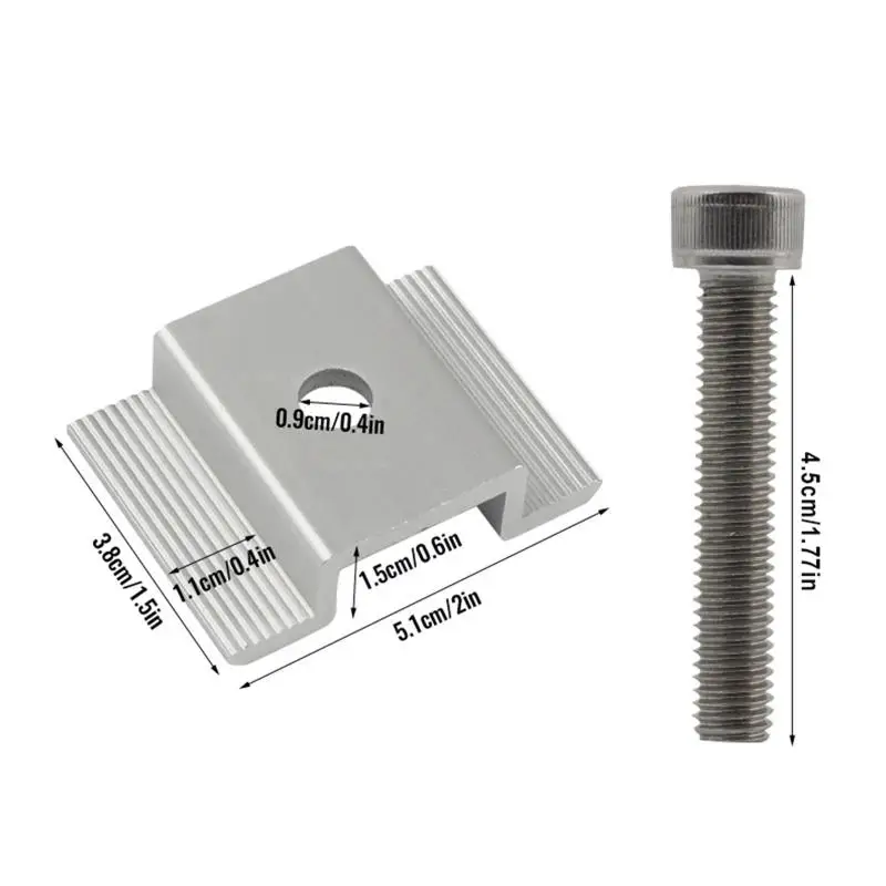 Premium Aluminum Alloy Solar Mounting Bracket 1/3Pcs Fit Framed Frameless Panel Camping Roof Installation