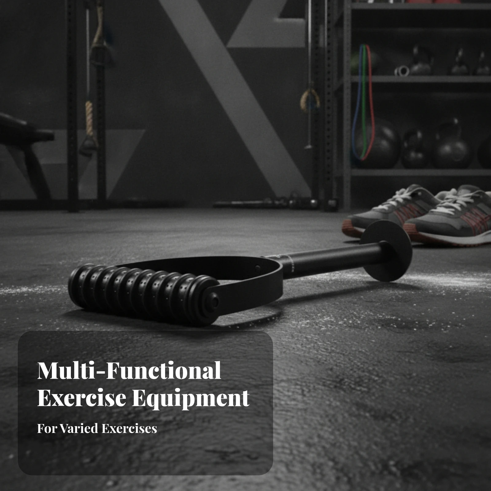 Picture 7: Weight Plate Handle Textured Grip Exercise Handle Fitness Gear Steel Build