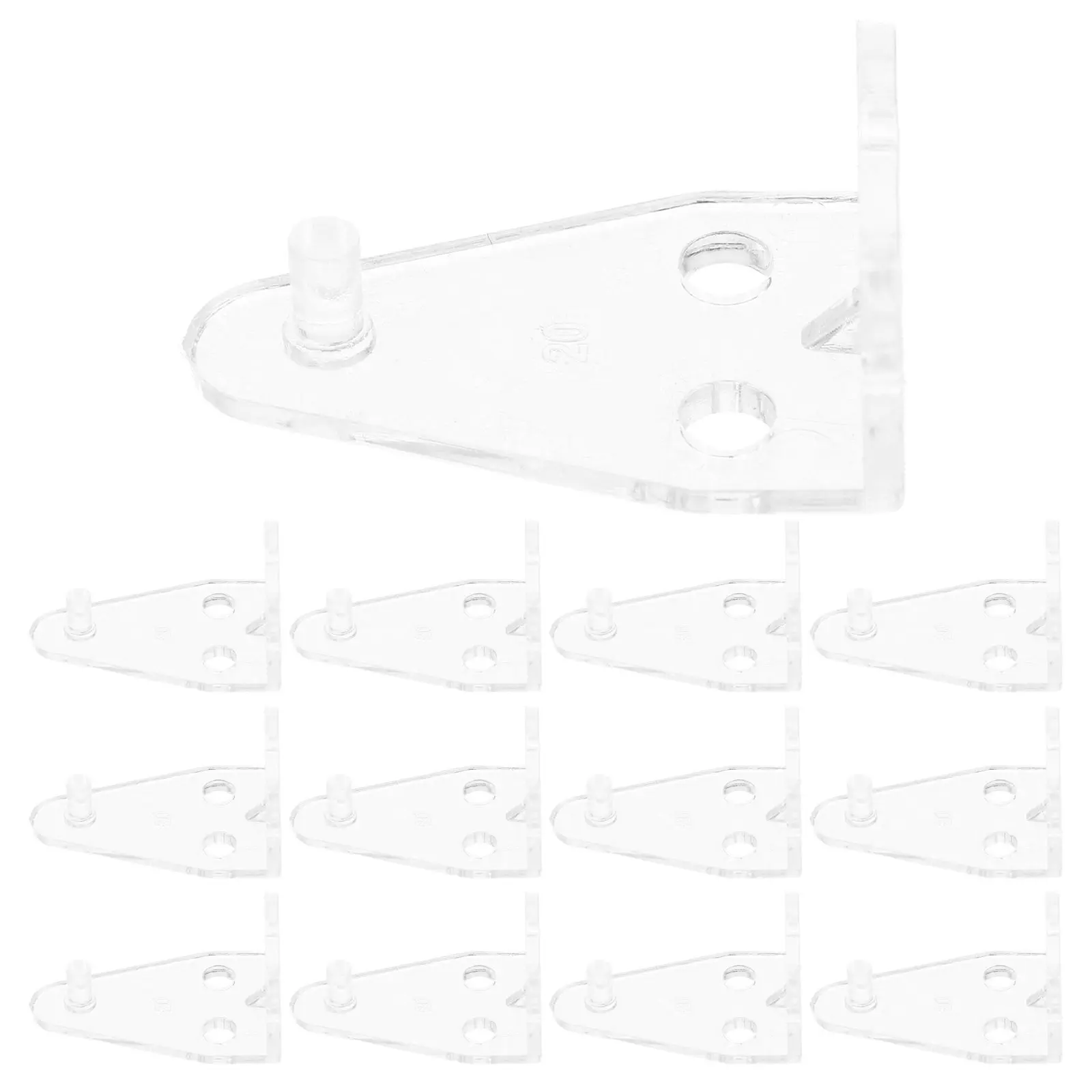 20Pcs Venetian Blind Positioning Hook Strong Plastic Curtain Accessory Tilt Connector Hook Curtain Roller Sliding Wheel