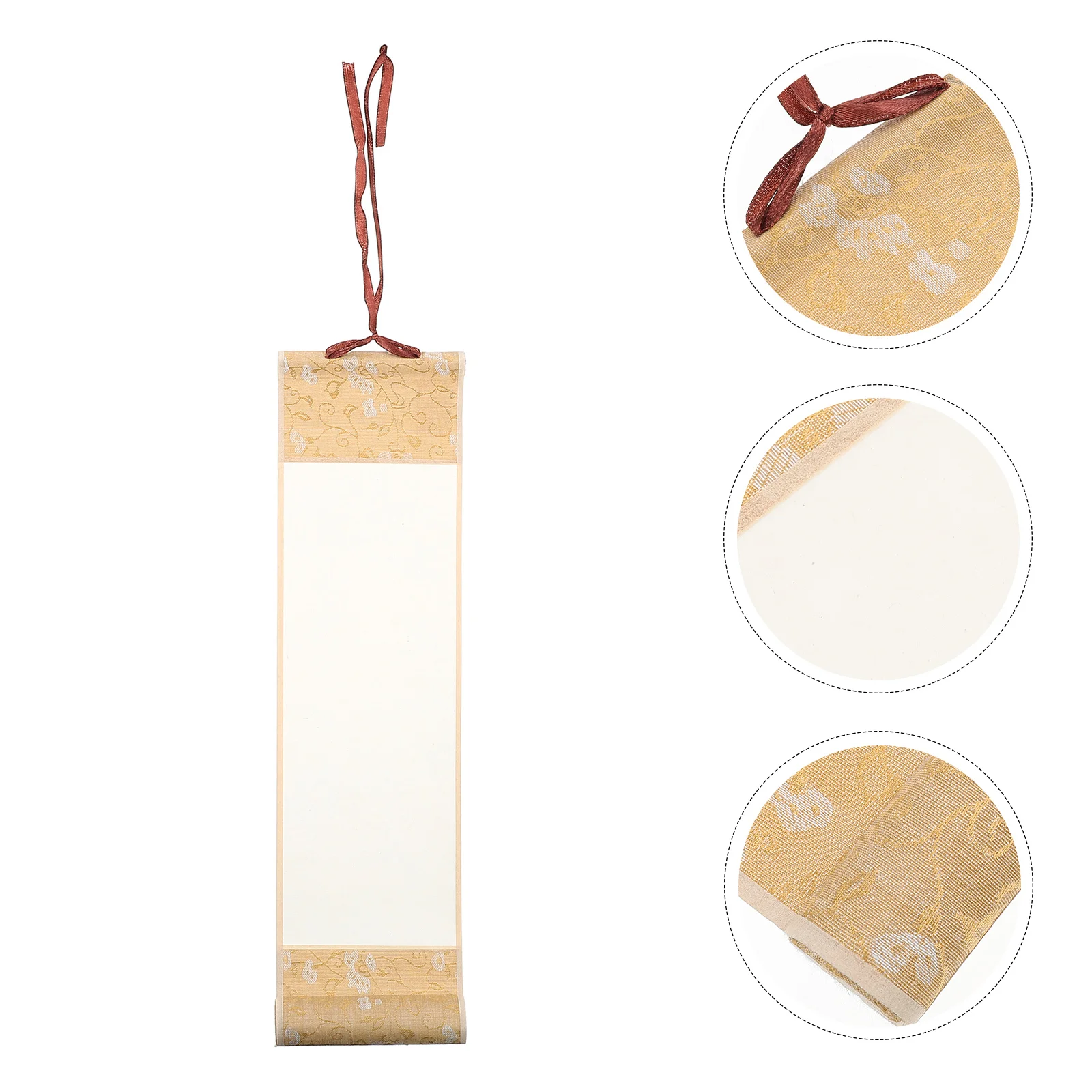 

Rice Paper Scroll Chinese Painting Wall Blank Decor Calligraphy Home Office for