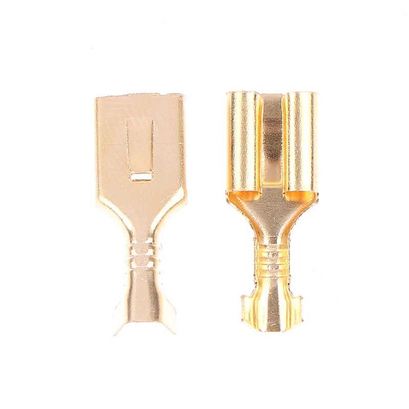 2 Set Car Auto Vehicle 5 Pin Relay Socket Holder with 5Pcs 6.3mm Copper Terminal 5Pin Poles Automotive Relay Base Holder Socket