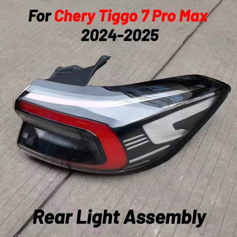For Chery Tiggo 7 Pro Max 2024 2025 Rear Tail Light Lamp Assembly Brake Full-width Automobiles Parts Accesories Para Auto Tools