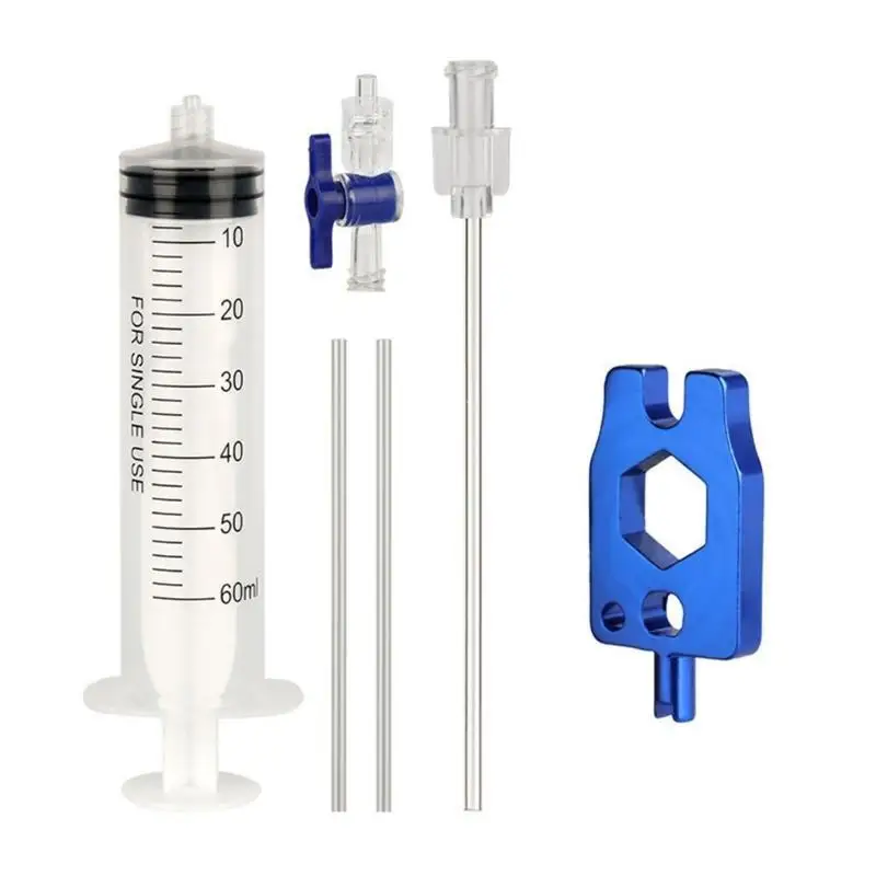 

652F 60 мл велосипедный герметик для бескамерных шин, инжектор для дорожного велосипеда, инструмент для впрыска жидкости, набор