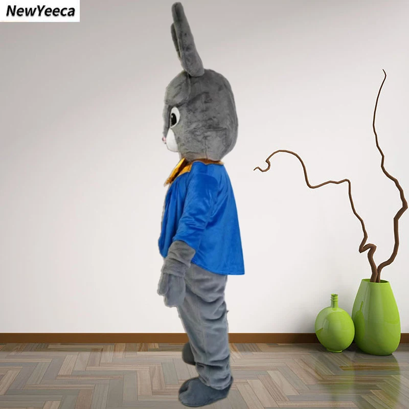 Easter Peter Rabbit Mascot Costume Adult Halloween Fancy Deluxe Costume Carnival Party Performance Peter Bunny Cosplay Costumes