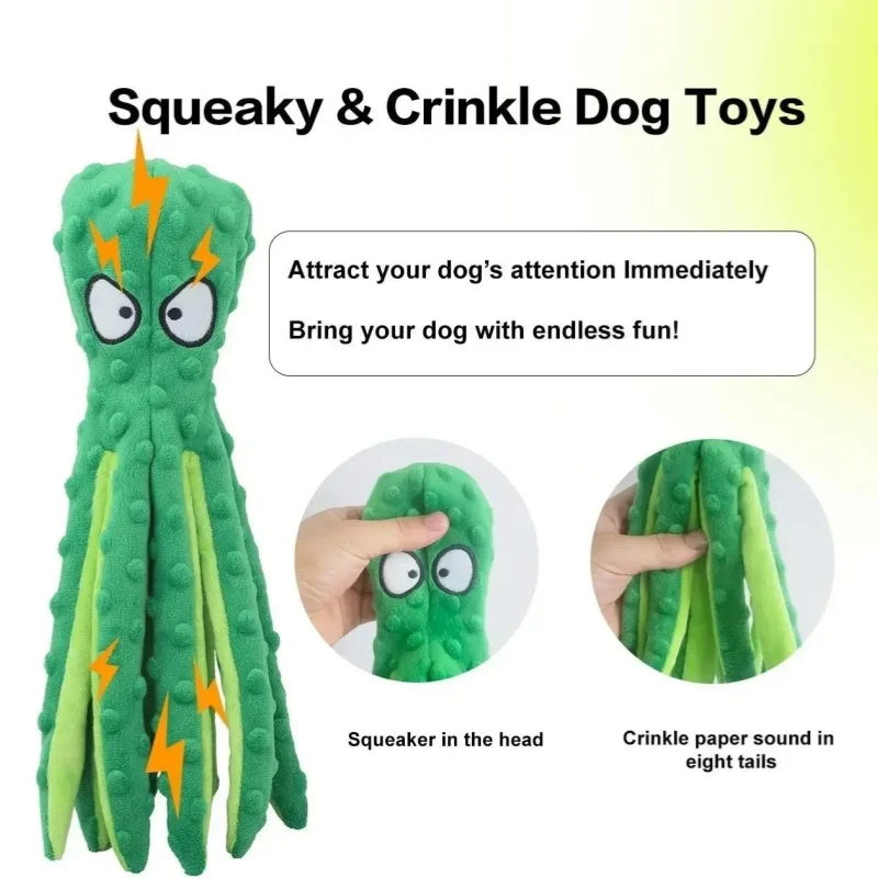 soft-fleece-non-stuffed-plush-octopus-dog-toy-for-puppies-and-small-dogs-coozy-paw-usa3 Soft fleece non-stuffed plush octopus dog toy for puppies and small dogs, Coozy Paw USA3