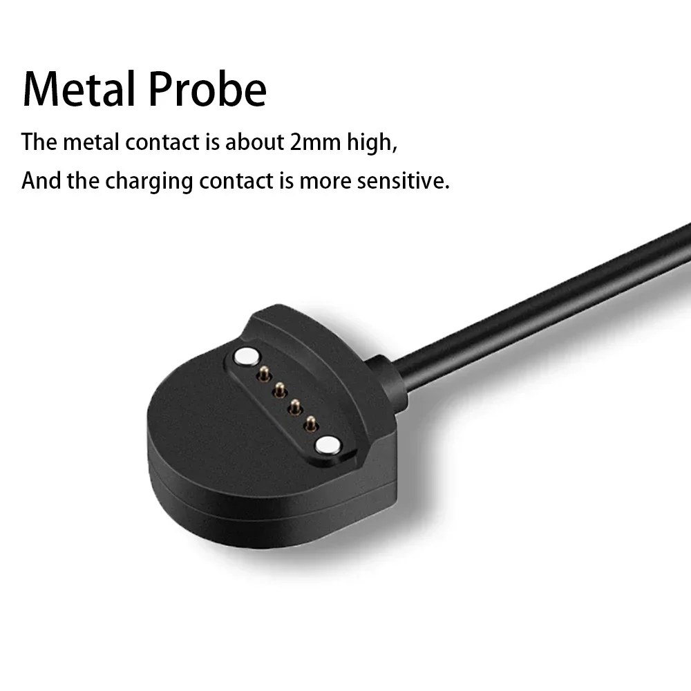 Магнитный зарядный кабель для смарт-часов Ticwatch E/S, сменный портативный адаптер для быстрого USB-зарядного устройства, аксессуары