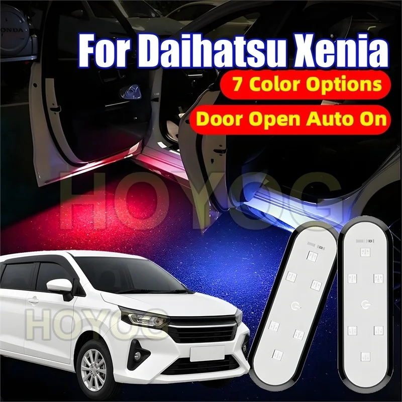 Fit for Daihatsu Xenia 2021-2026 Wireless LED Car Door Courtesy Light with Automatic On/Off and Type-C Charging