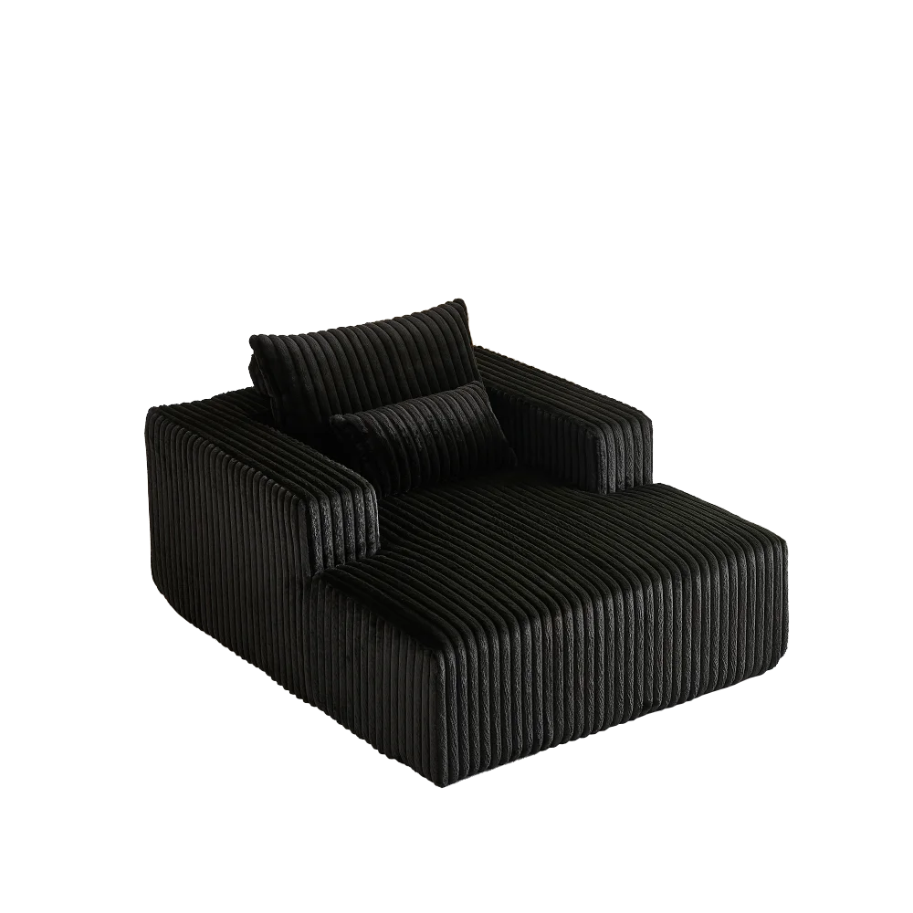 كرسي صالة أريكة إسفنجية مقاس 62.5 بوصة، لا يتطلب تجميعًا، كرسي نوم حديث رقيق لغرفة المعيشة الداخلية وغرفة النوم