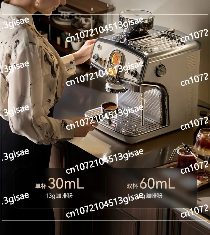 

Кофемашина Perroch S60 Домашняя и коммерческая полуавтоматическая итальянская кофемолка и подходящая кофейная утварь