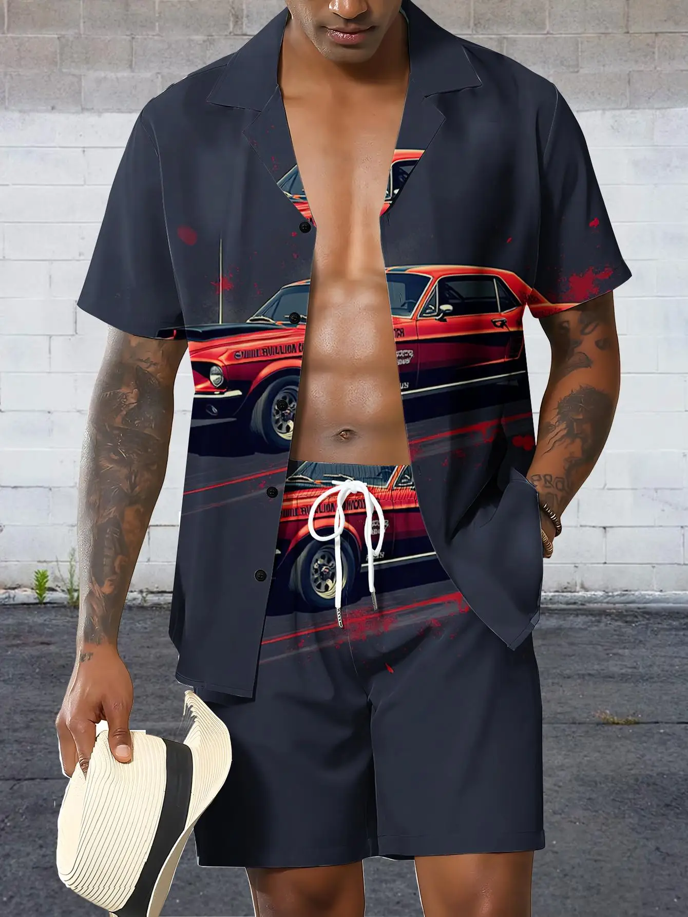 

Men's Shirt Sets 2026 Spring/Summer clothing set men's tracksuit 3D Printed Suit for man jogging set Graphic men's sports suit