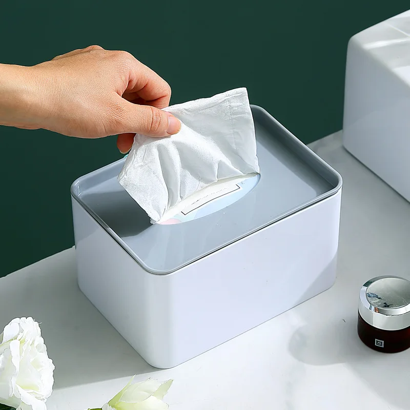 Multifunction Tissue Box Can Be Hung Toilet Paper Box Napkin Holder Case Simple Stylish Home Dormitory Tissue Paper Dispenser