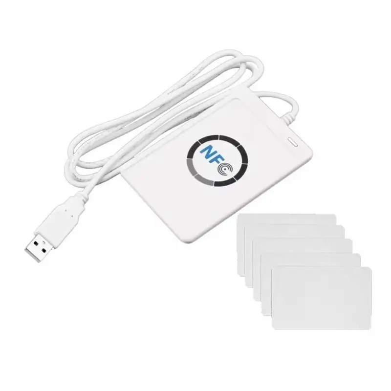 A29F-ACR122U RFID IC Smart Card Reader Duplicator+5XUID Card Writer Copier Writable Clone 13.56Mhz ID IC Card Copier
