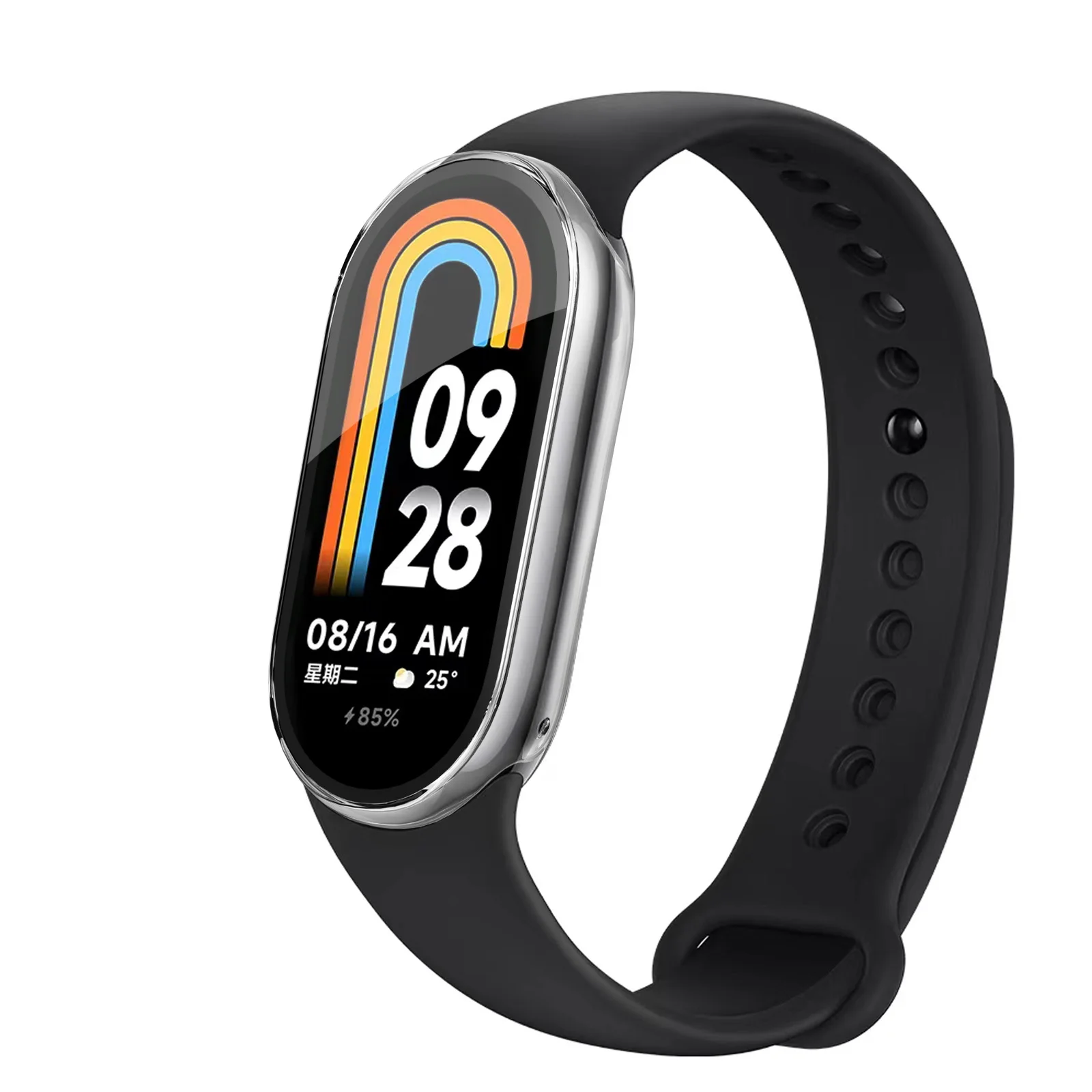 Gehärtetes Glas + PC-Schutzhülle für Xiaomi Mi Band 11, 10, 9, 8 – stoßfestes, hartes Displayschutzcover, Zubehör für Xiaomi Smart Band 11, 10, 9. – Detail 12