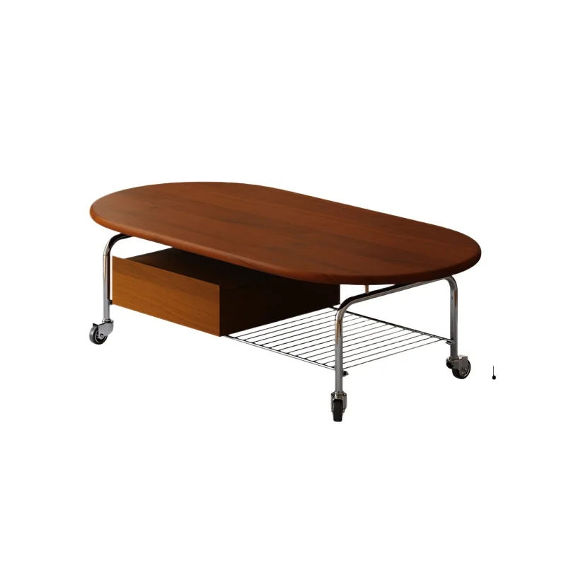 Japandi Italian Coffee Table Designer Design Vintage Luxury Coffee Table Japanese Poker Mesa De Centro Sala Home Furniture