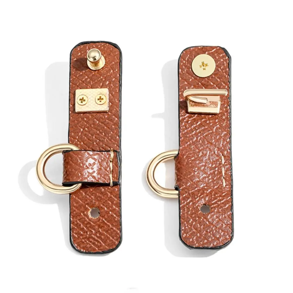 استبدال حزام الكتف من الجلد الطبيعي خالٍ من اللكمات، تعديل مشبك التحول DIY لـ Longchamp #2