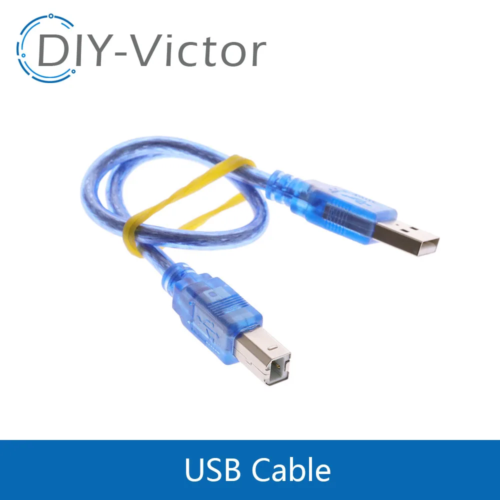 30cm USB Cable UNO R3 / Mega 2560 R3/ ADK USB-A to USB-B for Arduino MINI TYPE-C MICRO Printer Cable