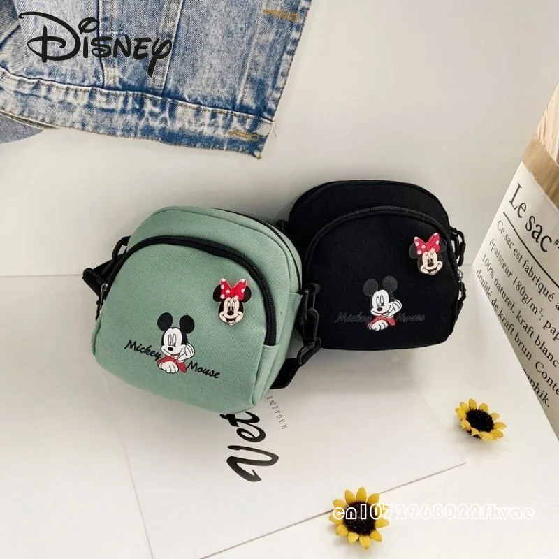 Disney Mickey Luxury Brand Women\'s Crossbody Bag Cute Cartoon Children\'s Crossbody Bag Fashion High Quality Women\'s Bag