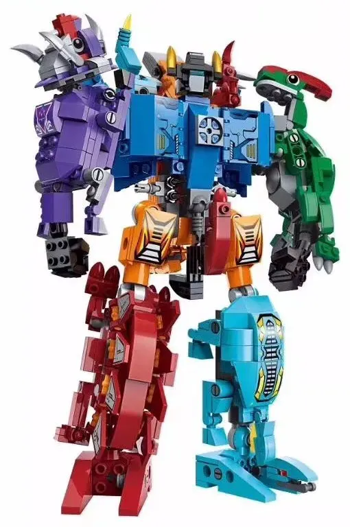 

553 pcs The 6 combinations of the Genesis: Asura War God 1414 building blocks set Assembling Bricks For Children Kids